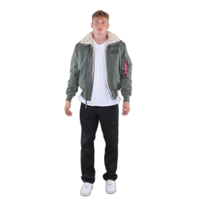 Image of alpha industries Bomber Alpha Industries B15-3 TT Vert Male M