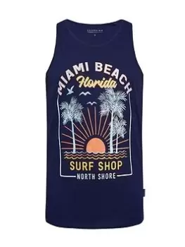 Image of BadRhino Miami Beach Vest - Navy, Size L, Men