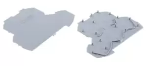 Image of Wago, 2002 End & Intermediate Plate for Terminal Block