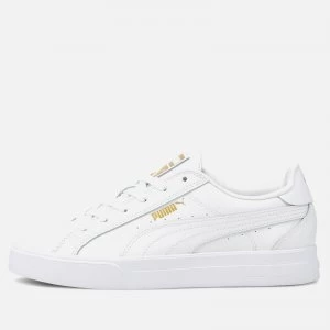 Image of Puma Womens Ana Low Top Trainers - Puma White - UK 7