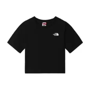 Image of The North Face Simple Dome Cropped T-Shirt - Black