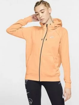 Image of Nike Nsw Essential Full Zip Hoodie - Orange