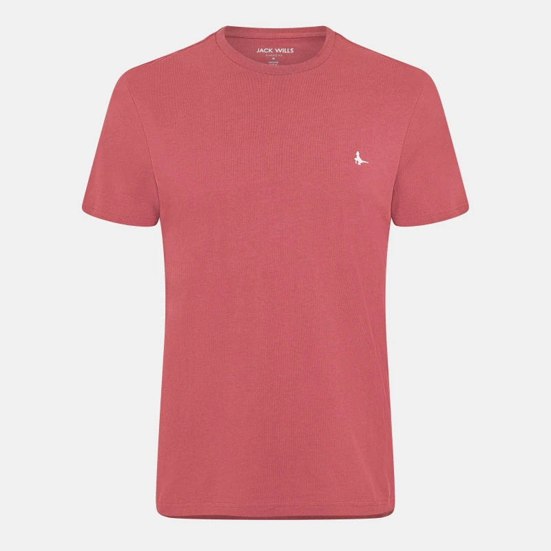 Image of Jack Wills Sandleford T-Shirt Mens Rosewood male S