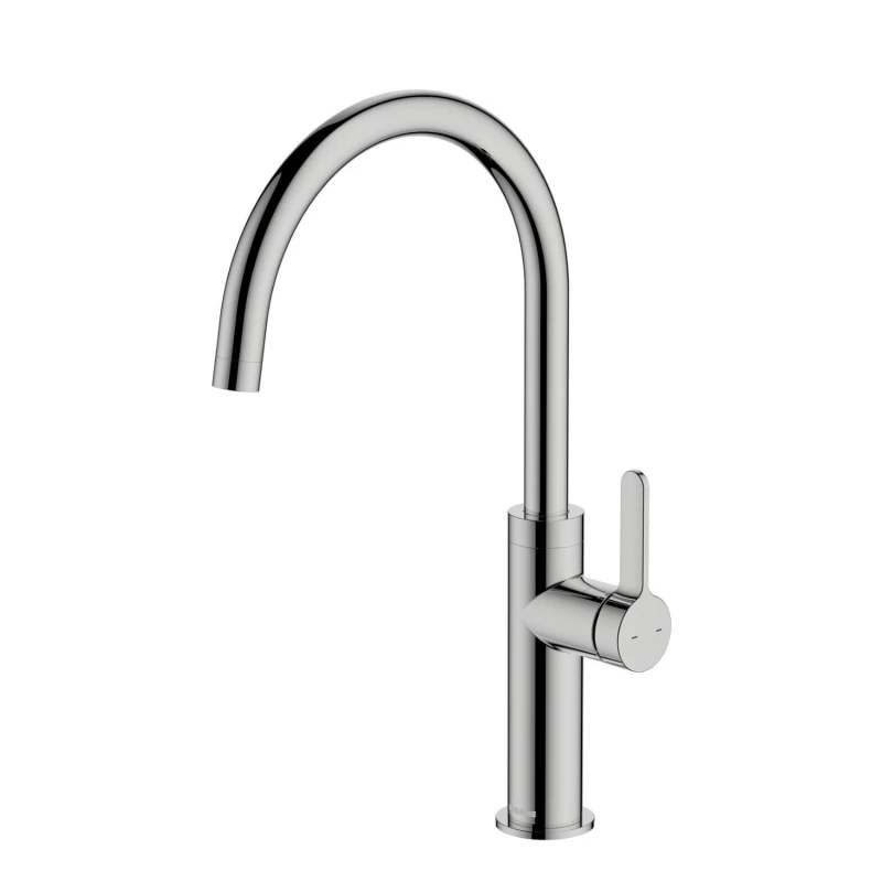 Image of McAlpine McAlpine Torridon Side Single Lever Kitchen Mixer Tap - Chrome Silver