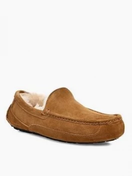 Image of UGG Ugg Ascsot Wool Lined Slippers, Chestnut, Size 12, Men