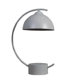 Image of Lua Cool Grey Curve Table Lamp