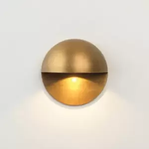 Image of Tivola LED Outdoor Wall Light Antique Brass IP65