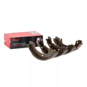 Image of BREMBO Brake Shoes ESSENTIAL LINE S 68 522 Brake Shoe Set,Brake Lining RENAULT,HYUNDAI,Megane III Schragheck (BZ0/1_),MEGANE III Coupe (DZ0/1_)