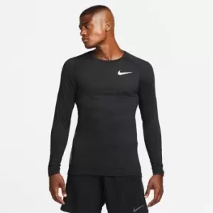 Image of Nike Warm Crew Top Mens - Black