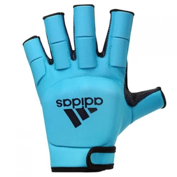 Image of adidas OD Hockey Glove - Cyan/Navy