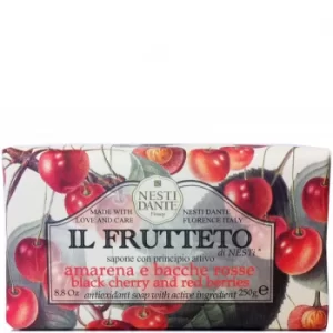 Image of Nesti Dante Il Frutteto Black Cherry and Red Berries Soap 250g