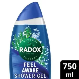 Image of Radox Shower Gel Feel Awake 750ml