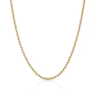 Image of JG Signature 9ct Gold Diamond Cut Trace Chain