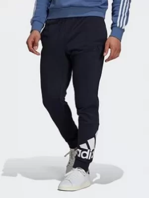 Image of Adidas Essentials French Terry Tapered Cuff Logo Joggers