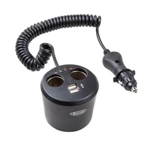Image of Ring Automotive Ring 12V Multi-Socket with Dual USB Socket