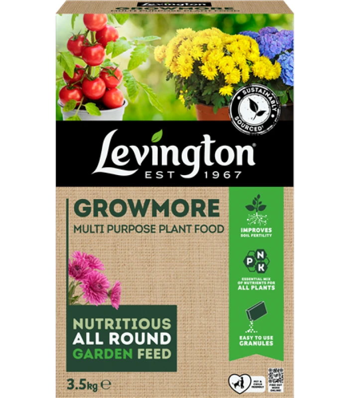 Image of Levington Growmore Multi Purpose Plant Food - 3.5kg