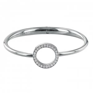 Image of Tommy Hilfiger Open Circle Bangle - Silver