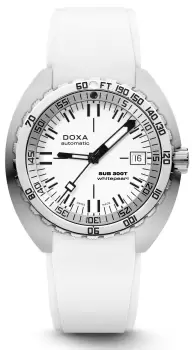 Image of Doxa Watch SUB 300T Whitepearl Rubber