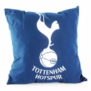 Image of Tottenham Hotspur FC Official Crest Design Cushion (One Size) (Navy/White)