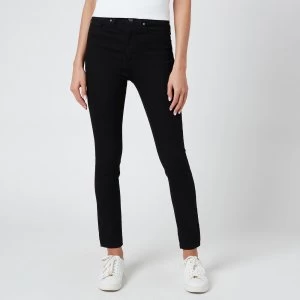 Image of Hugo Boss Superskinny Crop 1.0 Jeans Black Size 28 Women