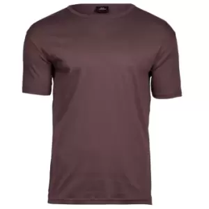 Image of Tee Jays Mens Interlock Short Sleeve T-Shirt (S) (Grape)