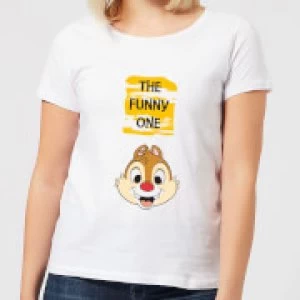 Image of Disney Chip 'N' Dale The Funny One Womens T-Shirt - White - L