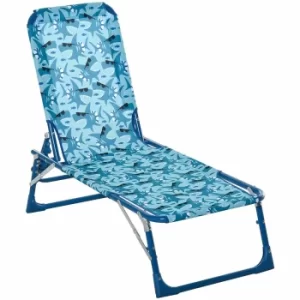 Image of Zesty Kids Shark Reclining Folding Sun Lounger, none
