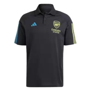 Image of adidas Arsenal Training Polo Shirt 2023 2024 Adults - Black