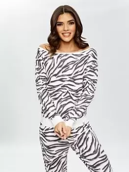 Image of Ann Summers Nightwear & Loungewear Love Fiercely Lounge Set, Bright Purple, Size L, Women