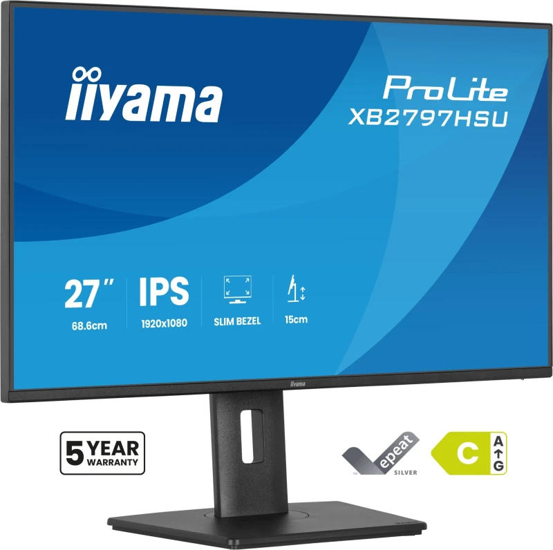 Image of iiyama ProLite XB2797HSU-B1 computer monitor 68.6cm (27") 1920 x