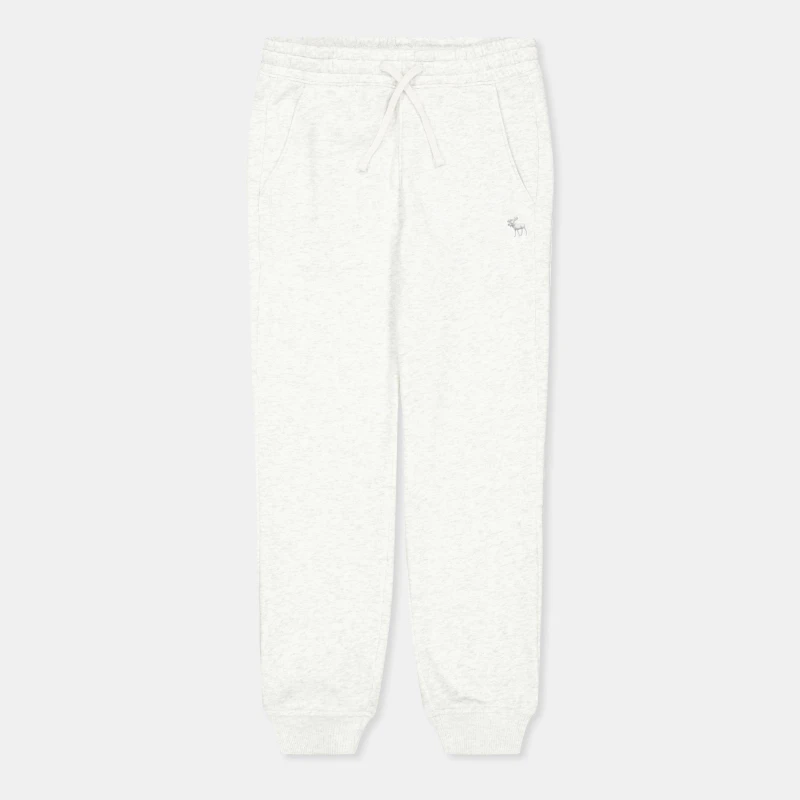 Image of Abercrombie and Fitch Kids Closed Hem Fleece Joggers Light Grey GH3 male 9-10Y