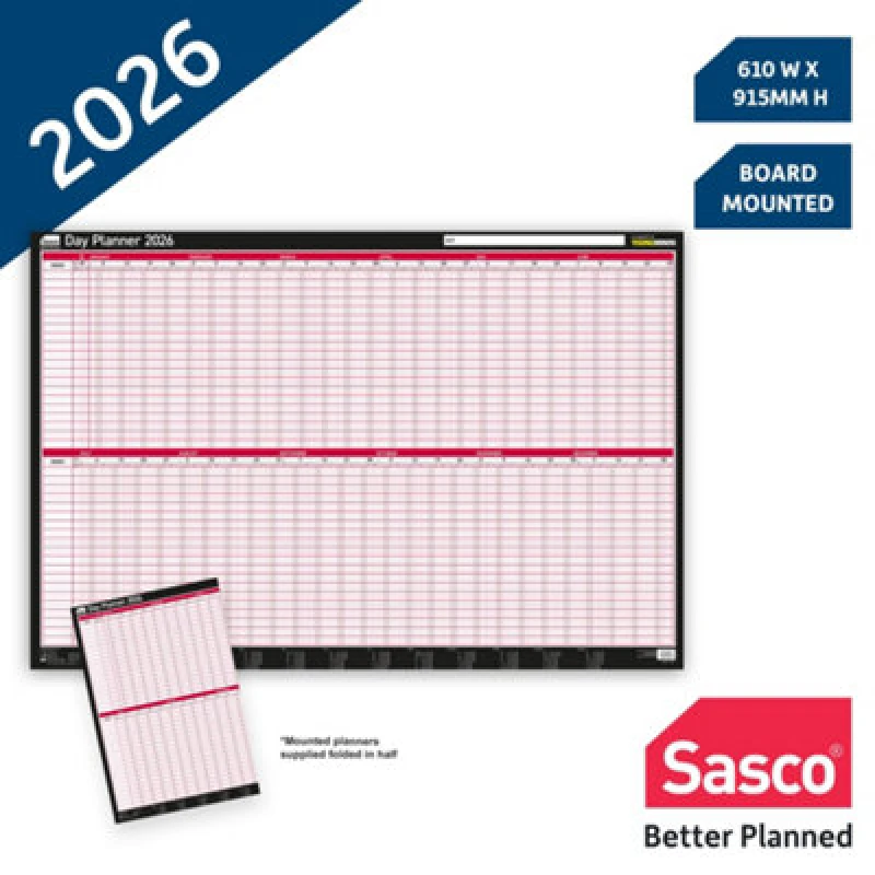 Image of Sasco Day Planner Mounted 2026 2410271