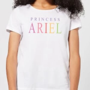 Image of Disney The Little Mermaid Princess Ariel Womens T-Shirt - White - S
