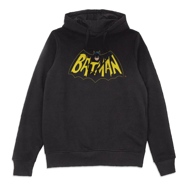 Image of Batman '66 Vintage Blk Hoodie - Black - S