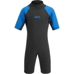 Image of UB Kids Sharptooth Shorty Wetsuit Black/Blue 9-10 Years