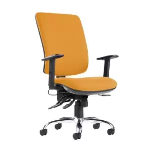 Image of Dams MTO Senza Ergo 24HR Ergonomic Asynchro Task Chair - Costa Blue