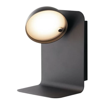 Image of Fan Europe Lighting - Fan Europe Boing - Integrated LED Swivel Wall Reading Lamp with USB, Black, 4000K