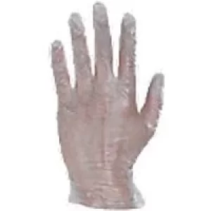 Image of CLICK MEDICAL Gloves Vinyl Size M Transparent Pack of 100