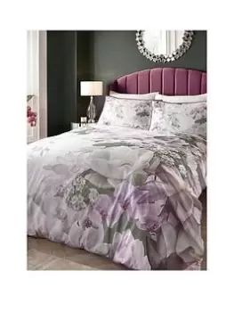 Image of Soiree Soiree Lotus Floral Duvet Set - Sk