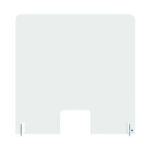 Image of Nobo Acrylic Counter Partition Screen wWdw 700x850mm Clear KF90401