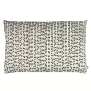 Image of Wrap Caracal Striped Cushion Ebony