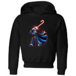 Image of Star Wars Candy Cane Darth Vader Kids Christmas Hoodie - Black - 5-6 Years