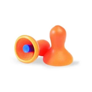 Image of Howard Leight Quiet Uncorded Reusable Earplugs Orange Flip Top Box Pack 100 Pairs