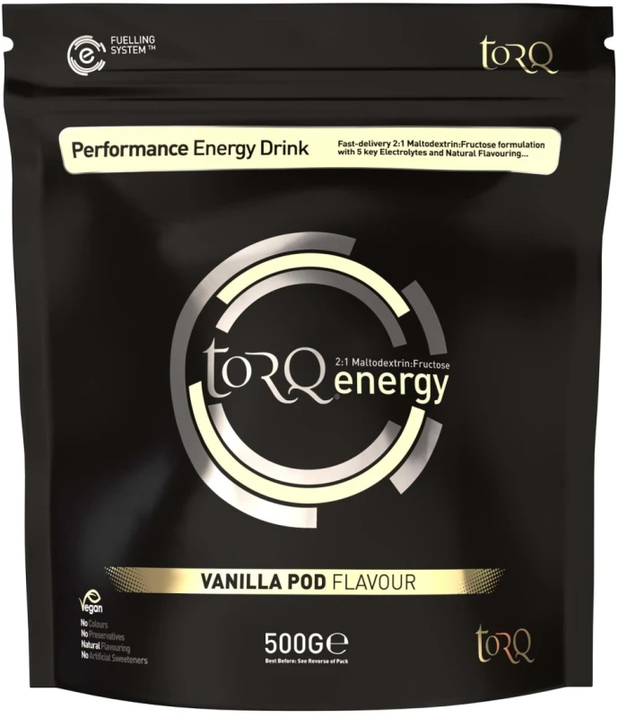 Image of TORQ Natural Energy Drink 1 X 500G NO SIZE VANILLA POD