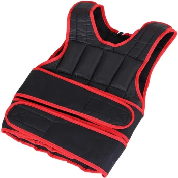 Image of Homcom - Outsunny 20kg Weight Vest Adjustable Workout w/ 36 Weights Padding Black