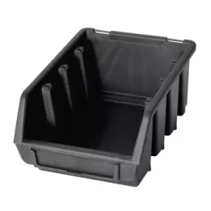 Image of Patrol Group Ergo M Box Plastic Parts Storage Stacking 116 x 161 x 75mm - Black,
