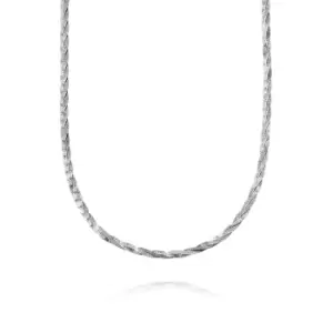 Image of Daisy London Jewellery Sterling Silver Vita Chain Necklace Sterling Silver