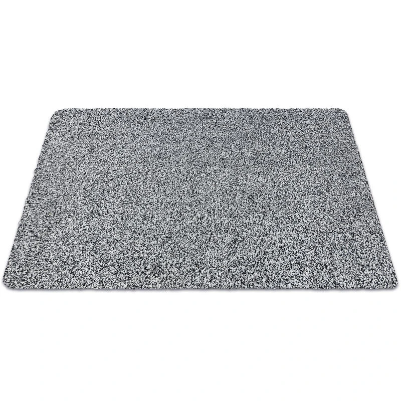 Image of RUGSX Doormat colorado 908 antislip, outdoor, indoor, gum - grey grey 50x80cm CR06_