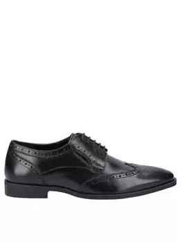 Image of Hush Puppies Elliot Brogue, Black, Size 6, Men