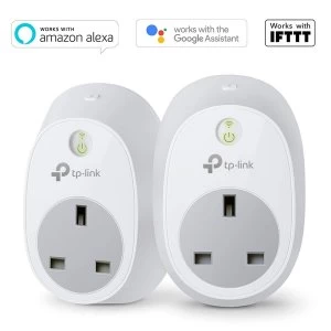 Image of TP Link Kasa Smart WiFi Plug 2-Pack UK Plug